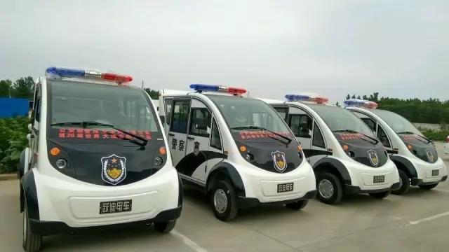 跃迪警用电动巡逻车批量发往商洛市公安局商丹分局