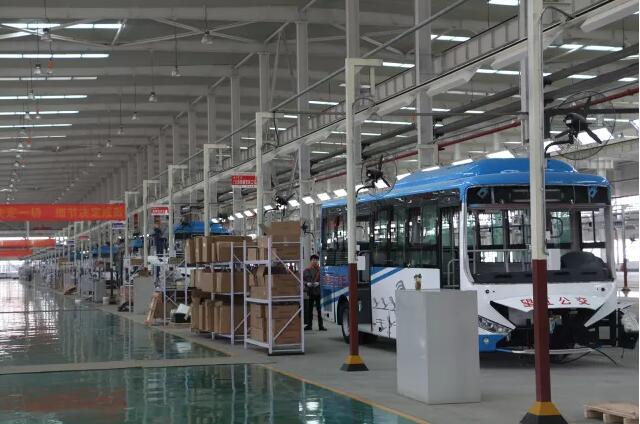 跃迪集团旗下安庆安达尔汽车制造有限公司纯电动公交车即将交付使用