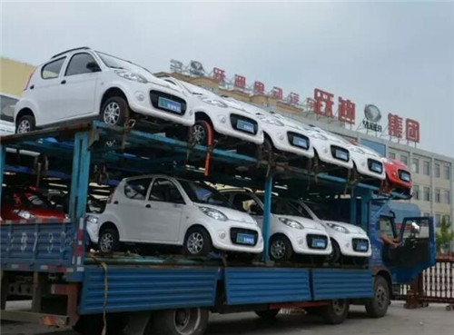 跃迪电动汽车批量发车邯郸——跃迪·让碳足迹浅些，再浅些