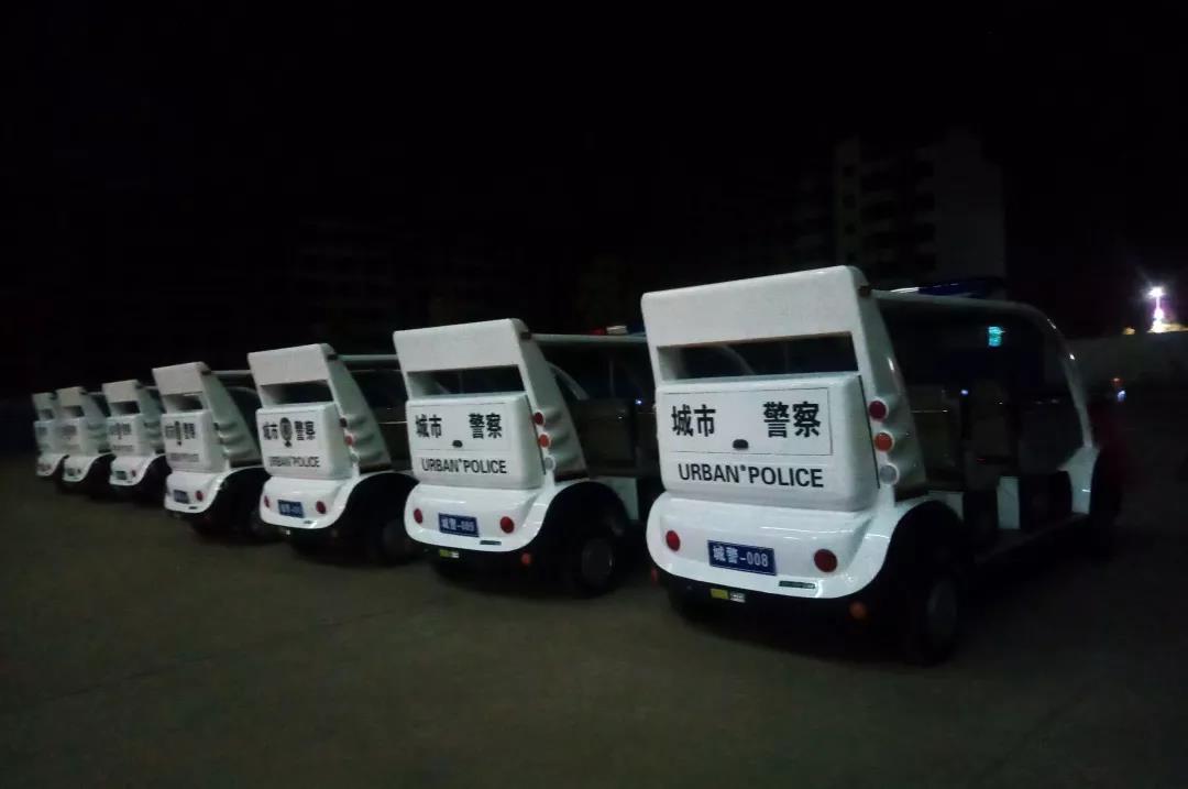 服务市容环境管理 跃迪电动警用巡逻车连夜发往海南省