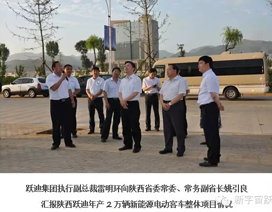 陕西省委常委、常务副省长姚引良一行到陕西跃迪调研