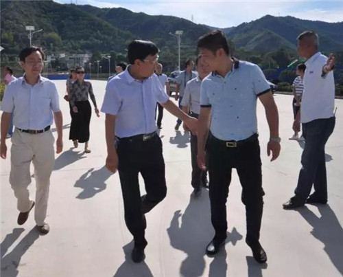 陕西省商洛市人大常委会副主任林录印一行到跃迪集团旗下陕西跃迪公司调研