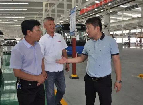 陕西省商洛市人大常委会副主任林录印一行到跃迪集团旗下陕西跃迪公司调研