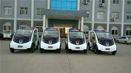 跃迪电动巡逻车三度批量发车河北石家庄循环化工业园区——跃迪·低碳环保 助力发展