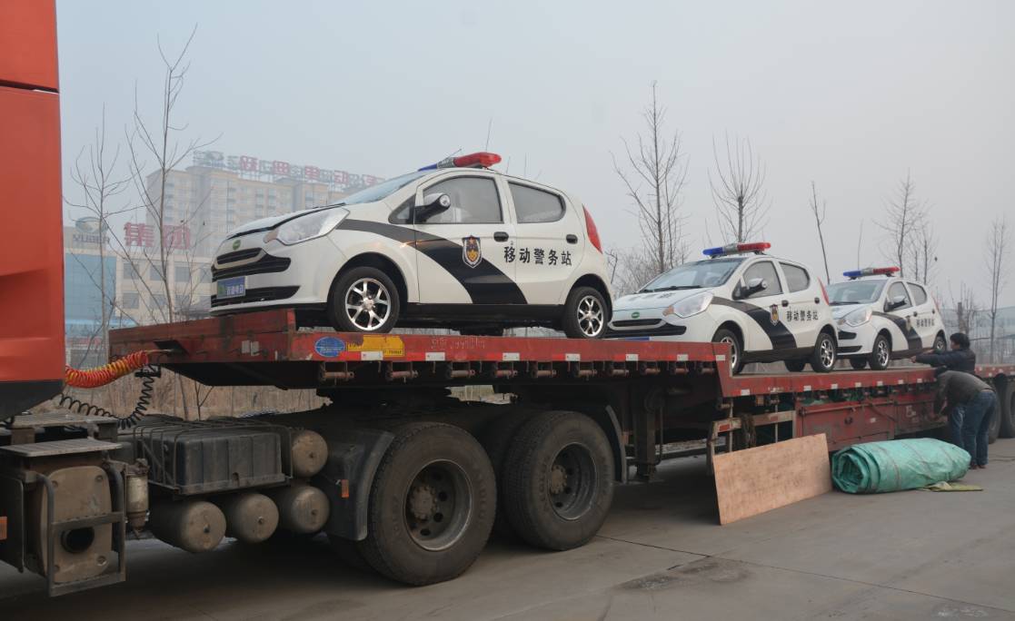 陕西12台跃迪电动巡逻车批量发车，助力当地治安防控工作