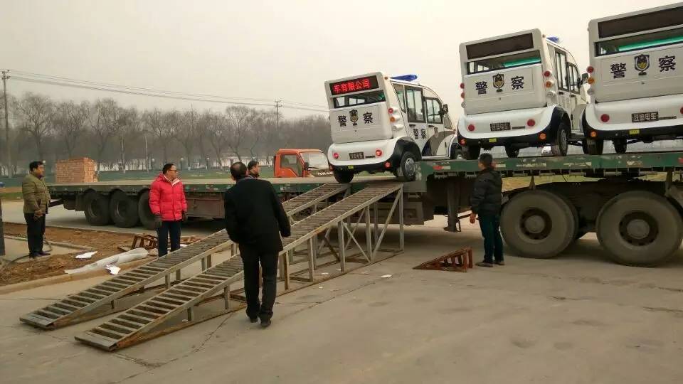 跃迪电动巡逻车批量发往江西，维护社会治安稳定，加强城市文明建设