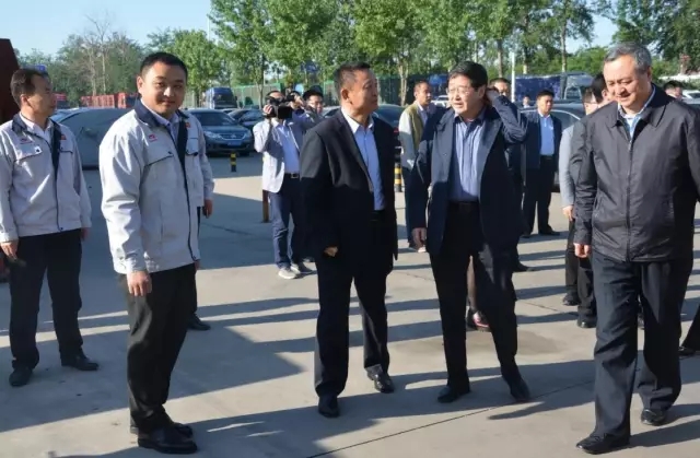 石家庄市政府观摩团一行到河北跃迪集团参观考察