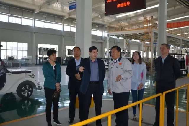 石家庄市政府观摩团一行到河北跃迪集团参观考察