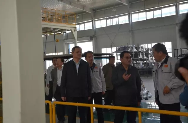 原河北省委常委、省纪委书记臧胜业一行到河北跃迪集团参观考察