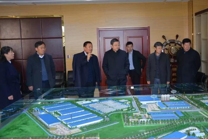 河北省工商联主席刘劲松一行莅临跃迪集团参观指导
