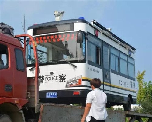 跃迪移动警务室发车秦皇岛市昌黎县公安局·服务辖区民众，助力地区治安