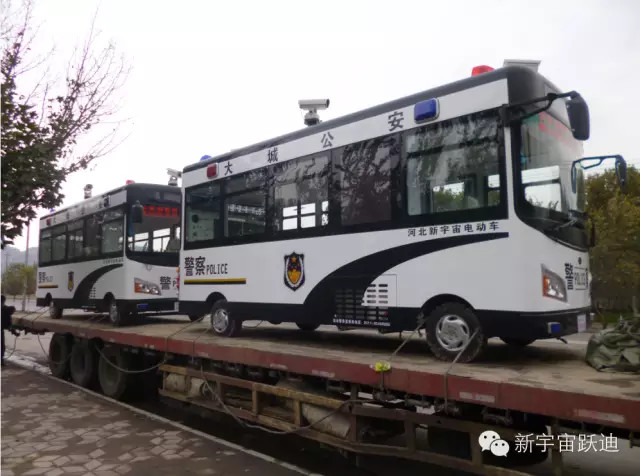 跃迪移动警务室发车大城县—实时布防加强治安监管