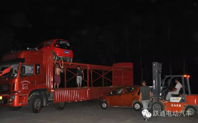 跃迪电动汽车发车张掖—打造魅力城市