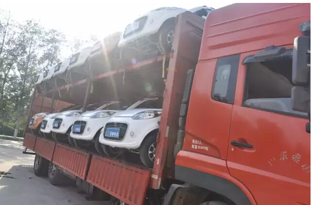 跃迪电动汽车发车山东—经济实惠又环保