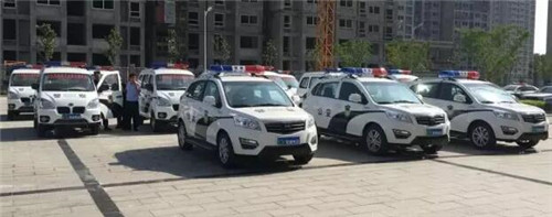 安徽省界首市跃迪警用电动巡逻车配发仪式圆满举行