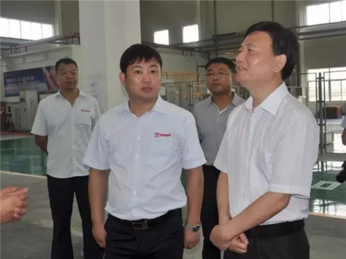 陕西省商洛市市长郑光照一行莅临跃迪集团旗下陕西跃迪新能源汽车有限公司调研