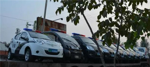 跃迪电动巡逻车大批量发车河北省保定市易县公安局——加大治安防控力度，提升辖区安全指数