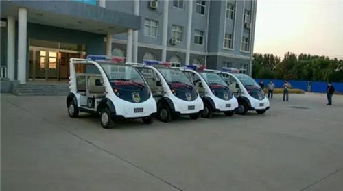 跃迪电动巡逻车三度批量发车河北石家庄循环化工业园区——跃迪·低碳环保 助力发展