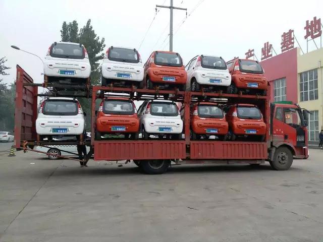 跃迪电动汽车发车发往河南、山东、山西