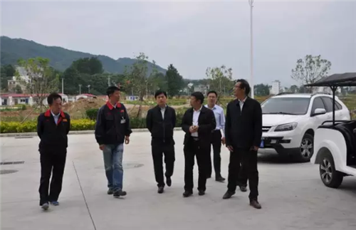 商洛市副市长王勇一行到跃迪集团旗下陕西跃迪新能源汽车有限公司调研