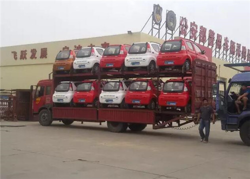 跃迪电动汽车批量发车邯郸——我的成长路上，有你