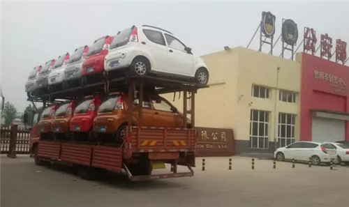 跃迪电动汽车批量发车山东——激情盛夏，释放你的能量