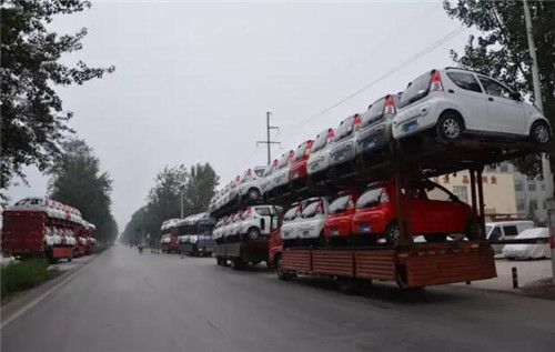 跃迪电动汽车大批量发车全国多地——跃迪·销量持续上升