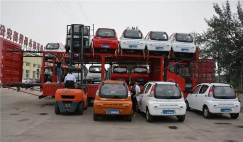 跃迪电动汽车批量发车邯郸——用心守护，一生相伴