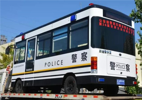 跃迪移动警务室发车石家庄国际机场——跃迪·助力机场治安秩序、维护机场空防安全