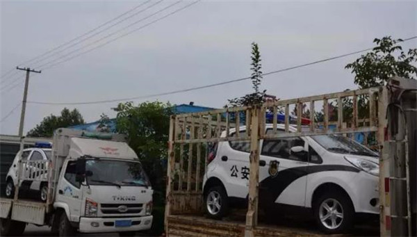 跃迪电动巡逻车发车贵州贵安——辖区治安巡逻好帮手