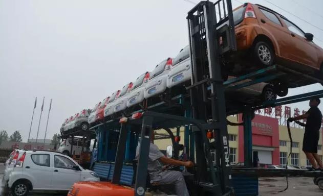 跃迪电动汽车不惧风雨，大批量发车河南焦作、山东菏泽、湖南怀化、河北保定