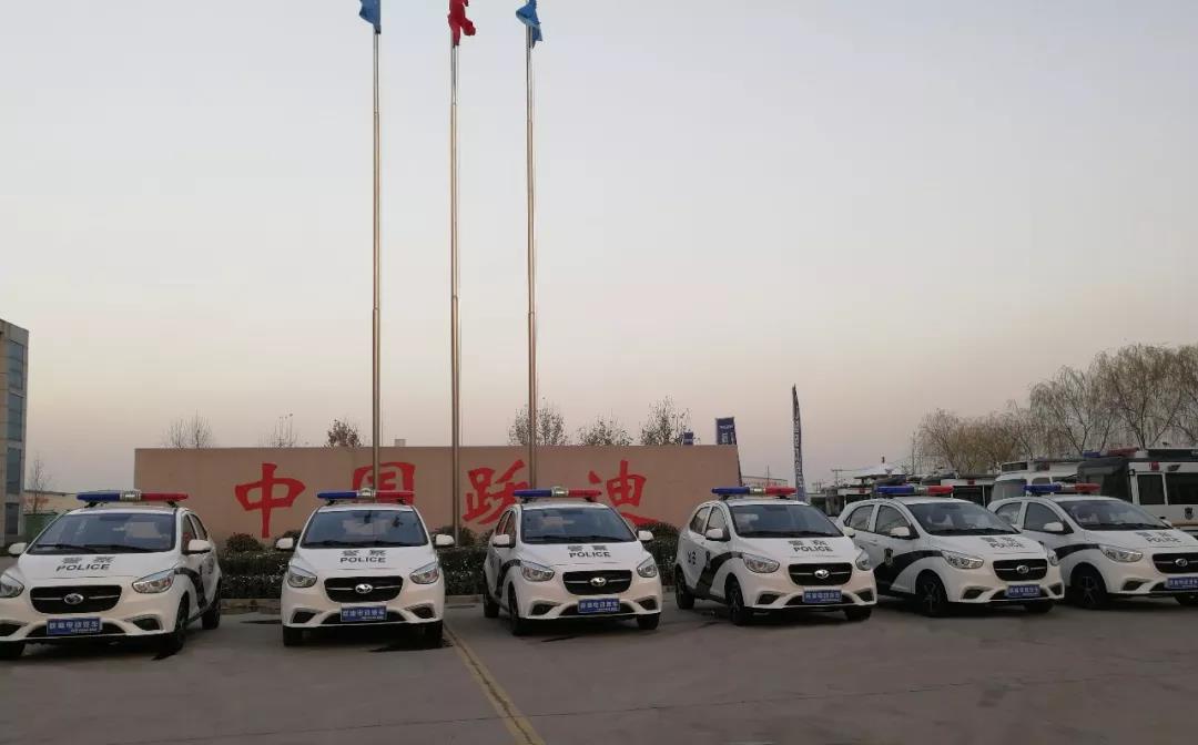 跃迪警用系列电动巡逻车发往宁夏