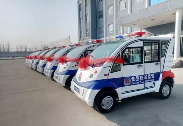 跃迪电动巡逻车批量发往湖北等地