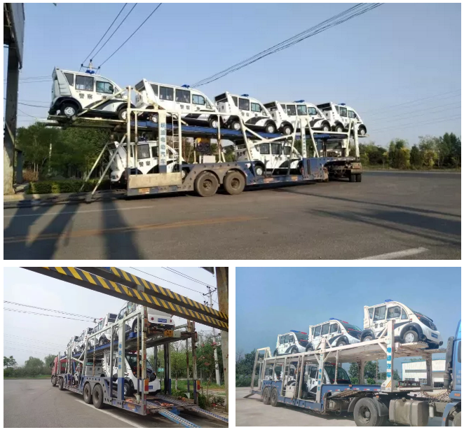 服务民生——跃迪电动警用巡逻车批量发往内蒙古自治区