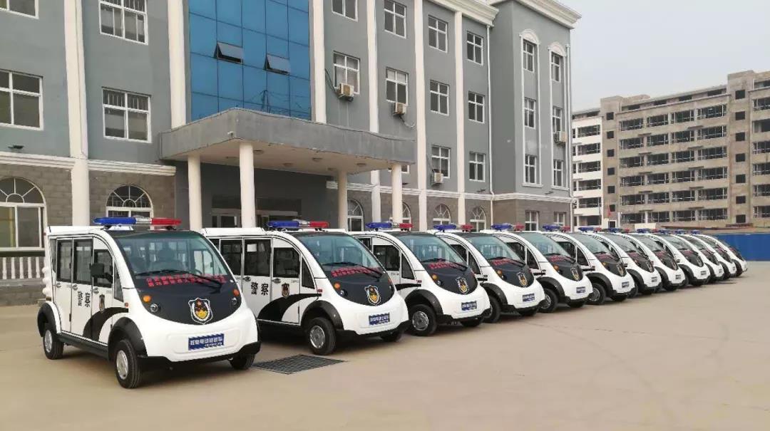 服务平安城市建设|跃迪电动警用巡逻车批量发往安徽省