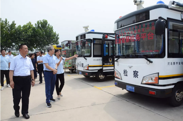 河北省政协副主席卢晓光，河北省委统战部副部长、省工商联党组书记郭翠朵率调研组到跃迪集团开展重点提案督办调研