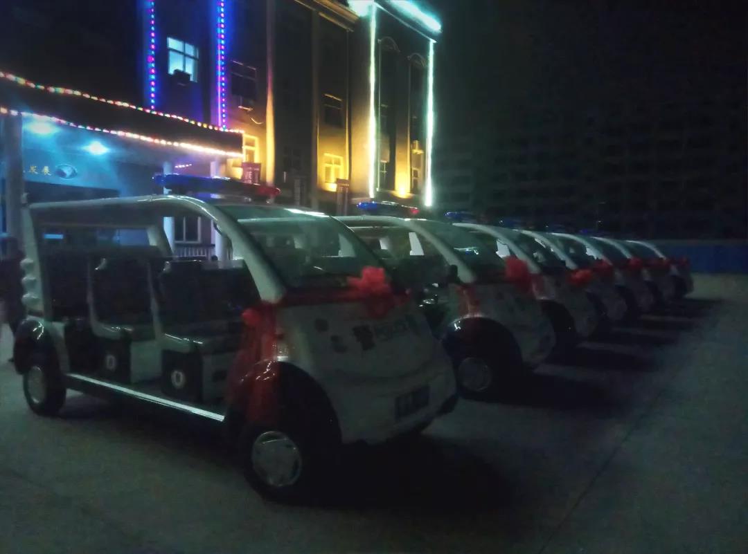 服务市容环境管理 跃迪电动警用巡逻车连夜发往海南省