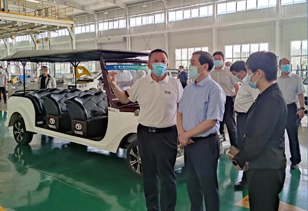 省委常委、石家庄市委书记张超超到跃迪考察调研