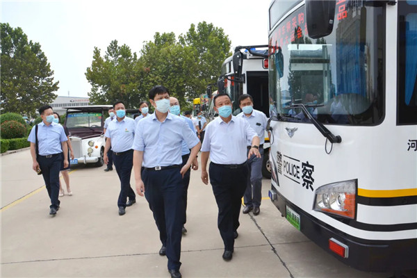 河北省联社党委书记、理事长徐翀到跃迪集团调研考察