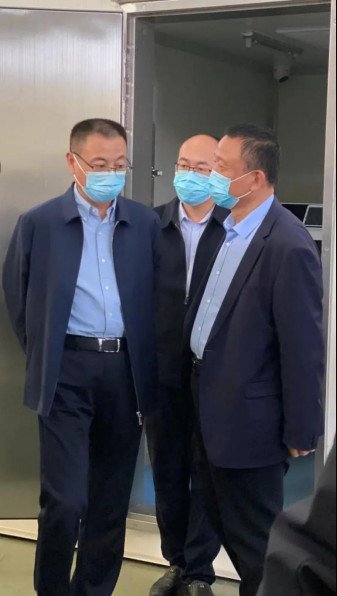 市委副书记詹晓阳一行到跃迪集团参观考察