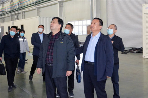 省委军民融合办领导徐振川到跃迪集团考察调研
