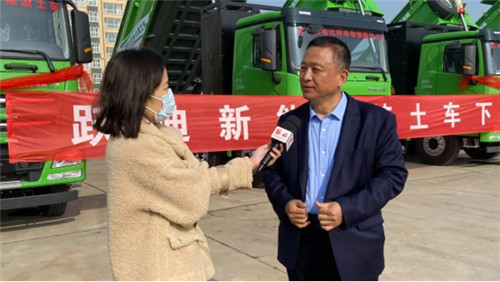 石家庄新闻|跃迪新能源渣土车实现城市的绿色转型发展