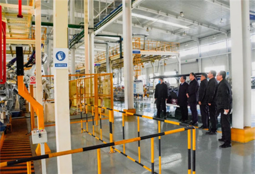 宣化钢铁集团董事长王宏斌一行来跃迪集团考察调研