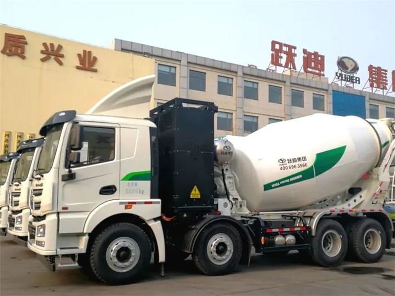 【长续航 零排放 智能化】跃迪纯电动混凝土搅拌车
